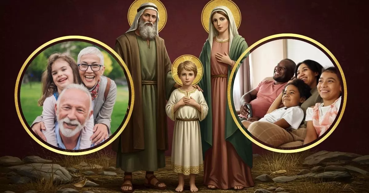 Santa Ana e São Joaquim Padroeiros dos Avós e Intercessores da Família