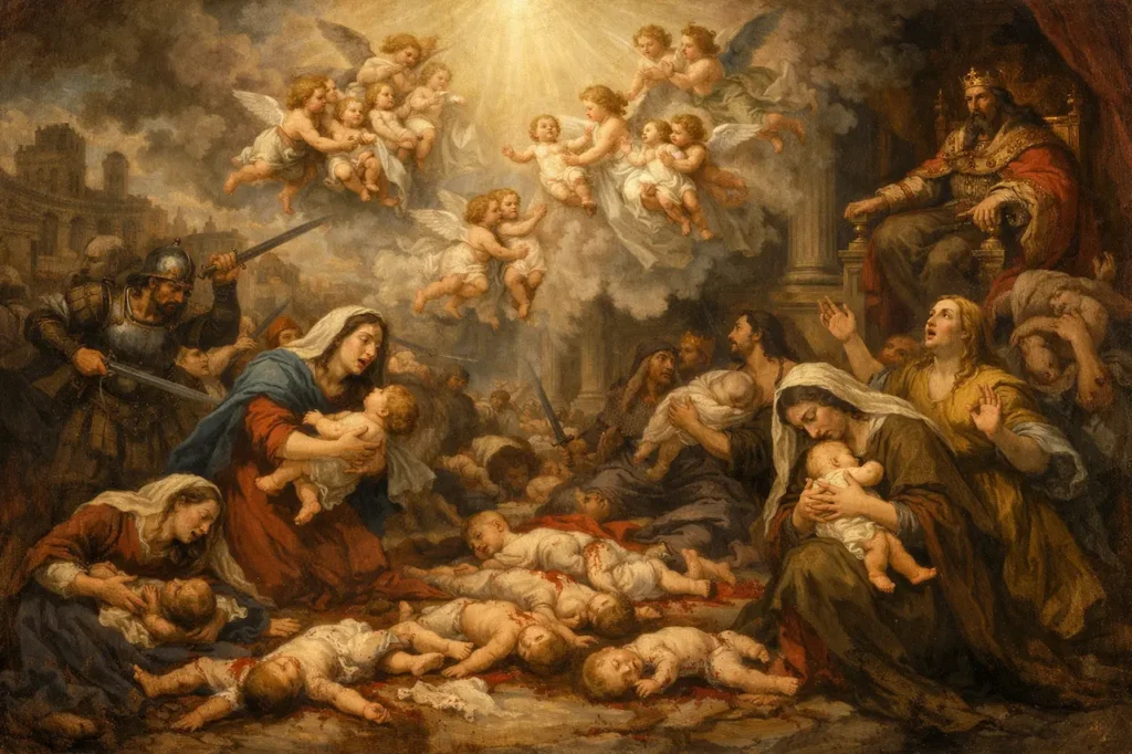 Santos Inocentes: O Início Sangrento da Glória Natalina e o Grito dos Pequenos
