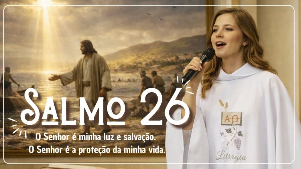 Cifras e Partitura do Salmo 26: O Senhor é minha luz e salvação – 3º Domingo do Tempo Comum