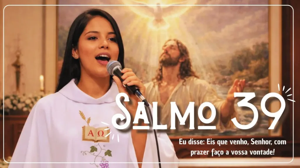 Cifras e Partitura do Salmo 39 – Eu disse: Eis que venho, Senhor, com prazer faço a vossa vontade!