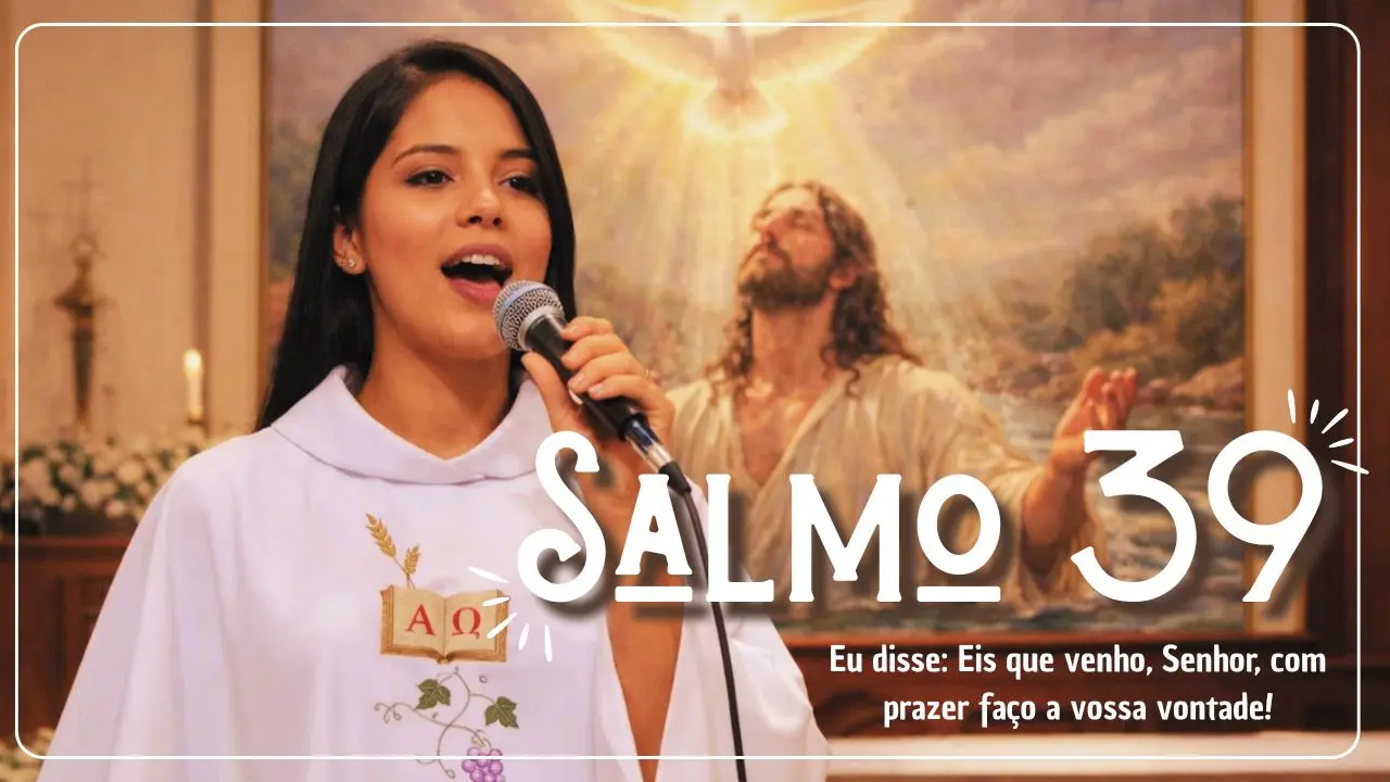 Cifras e Partitura do Salmo 39 – Eu disse: Eis que venho, Senhor, com prazer faço a vossa vontade!